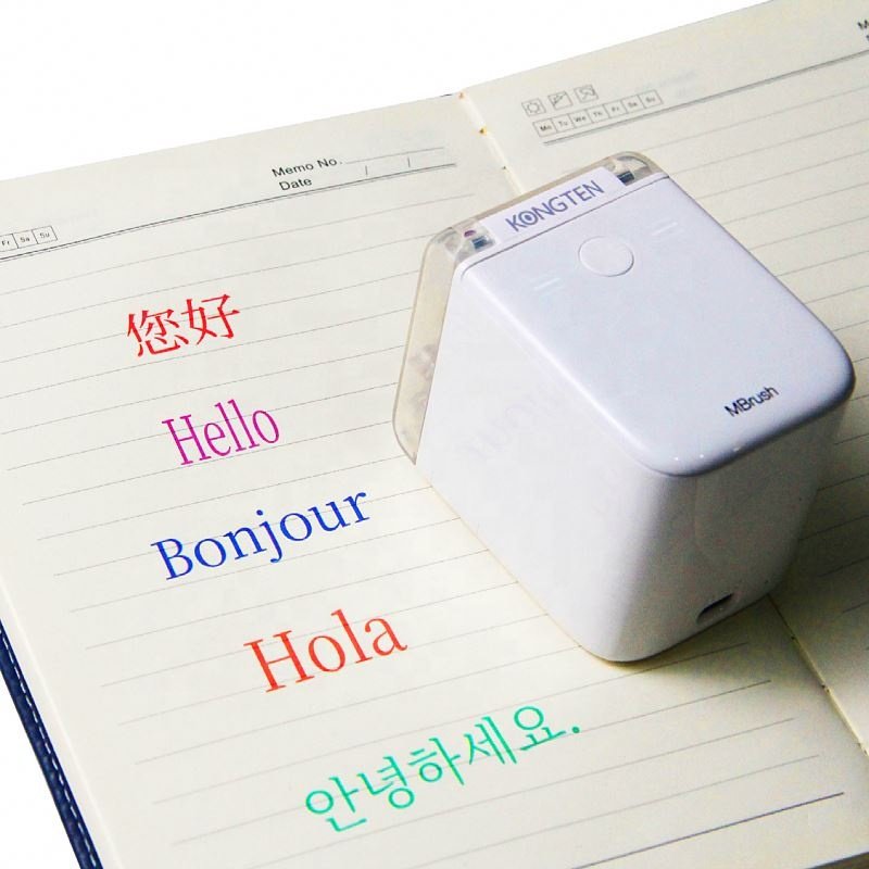Mbrush Handheld Inkjet Printer Portable Connection Portable Inkjet Printer
