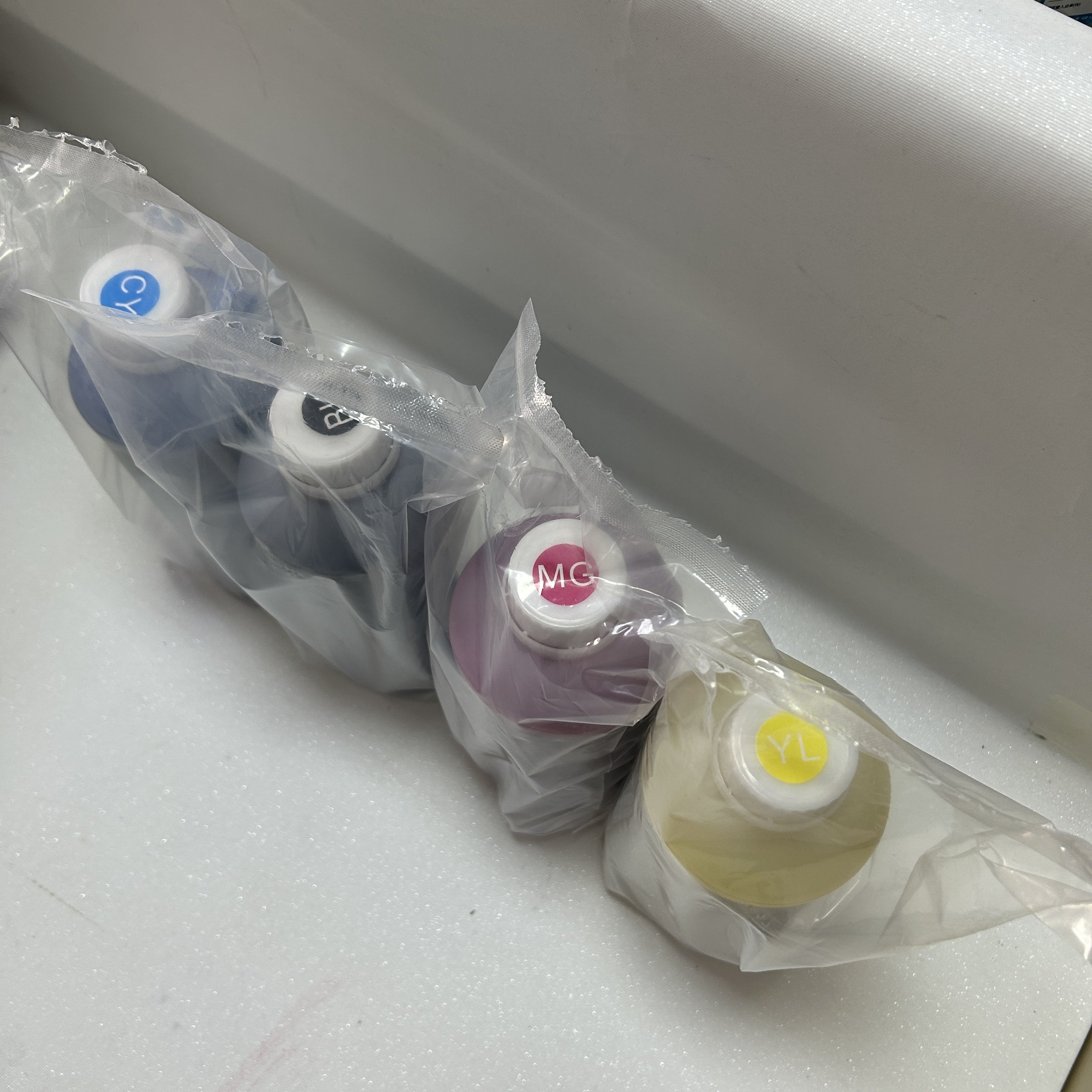 1000ml premium textile pigment DTF Film ink color kit White ink For xp600 i3200 glow printer dtf transfer