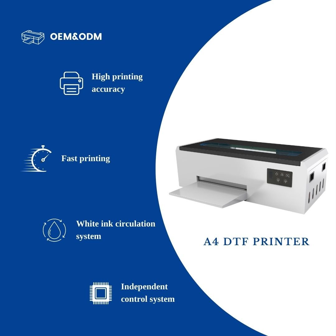 Erasmart L805 Head Mini Impresora Portatil Digital Printer T Shirt Printing Machine A4 Dtf Printer for Small Business