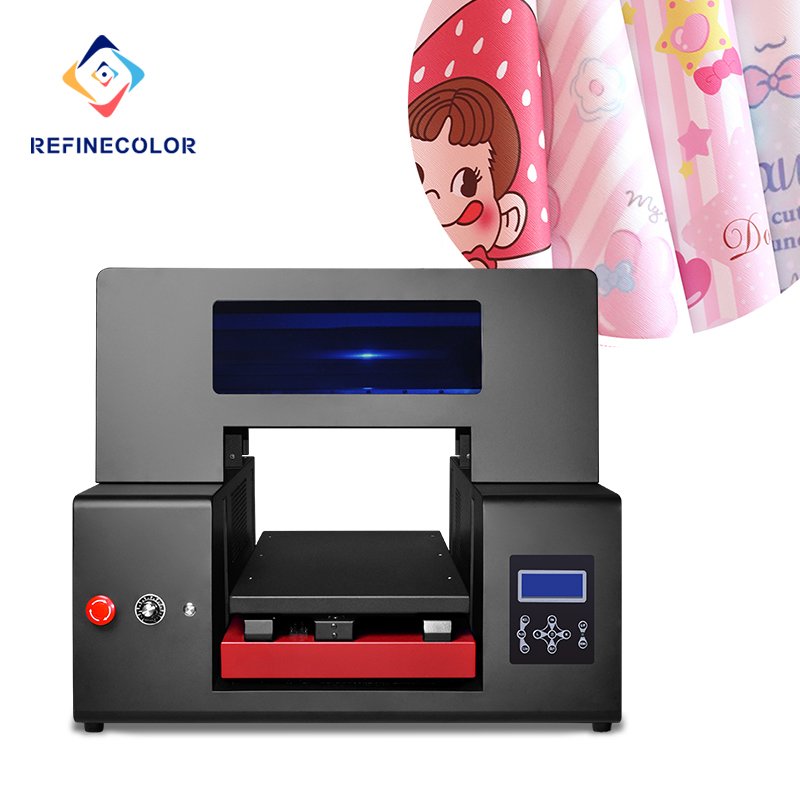 Refinecolor Professional A3 Size Hand Inkjet Printer For Bottle Digital With LED UV Printer