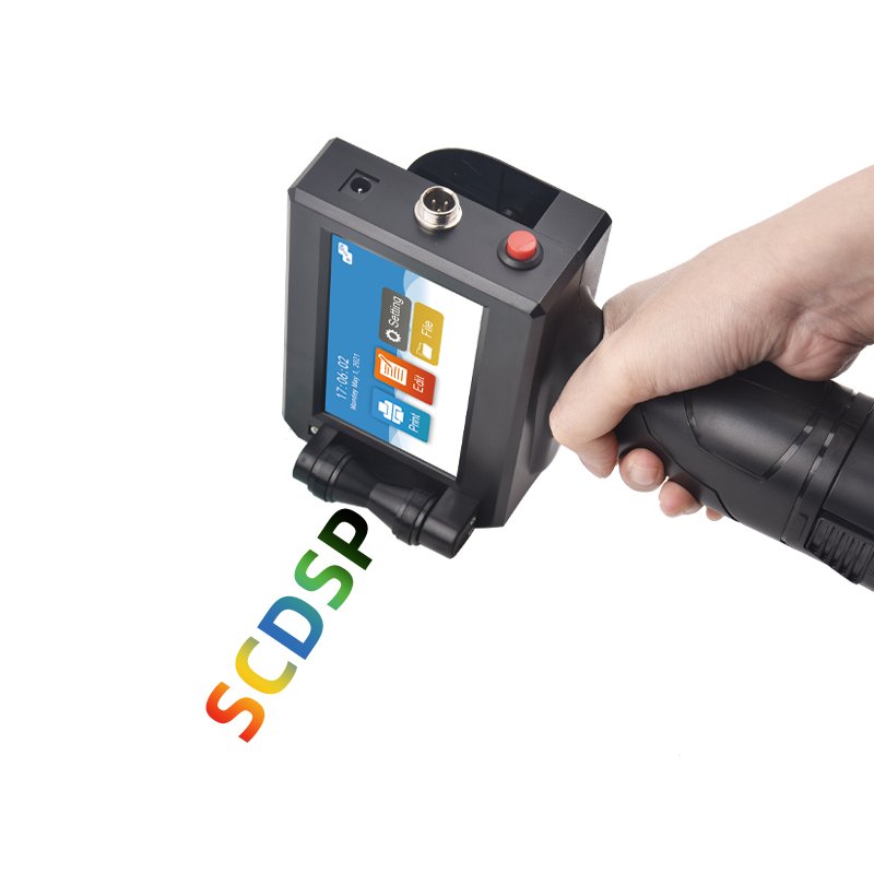 D10 Handheld Inkjet Printer Box Inkjet Machine Bottle Plastic Paper Electric Cartons OEM Service Digital coding Machine