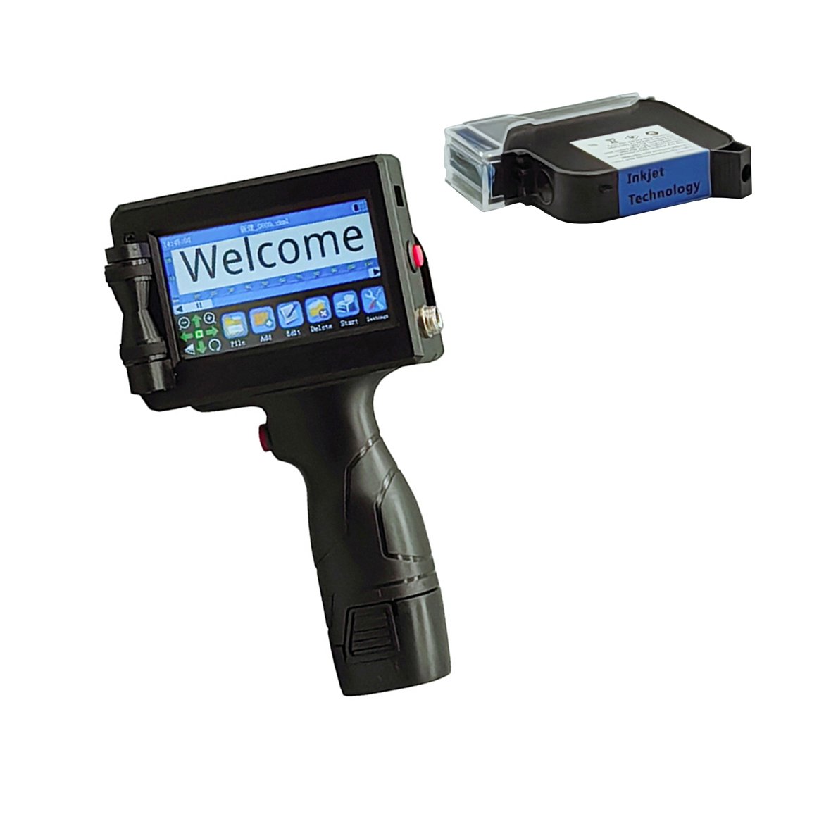 Expiry Date Printer for Bottle Bottom Portable Handheld Inkjet TIJ 2.5 Printer for Box Logo batch code