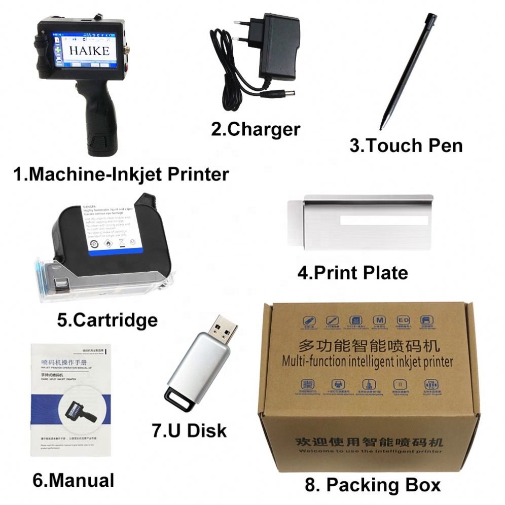 Waterproof Mobile Inkjet Printer For Printing Leather On Various Surfaces
