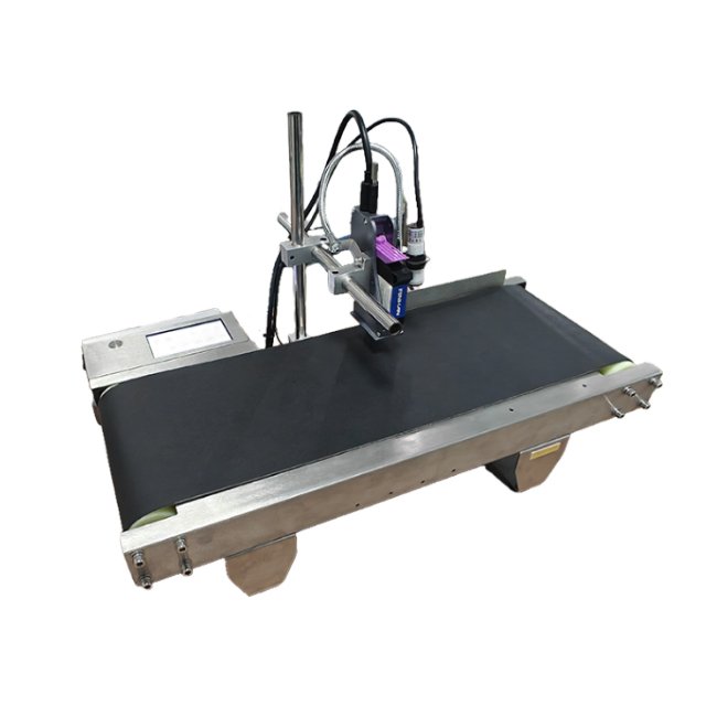2 in 1 Desktop conveyor date code inkjet printer date coding production date printing machine
