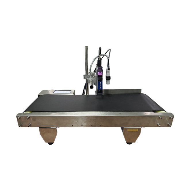 2 in 1 Desktop conveyor date code inkjet printer date coding production date printing machine
