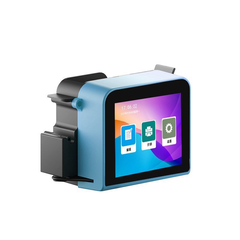 andheld Inkjet Printer for Paper Plastic Wood Metal Glass Batch Code Expiry Date Portable Touch Screen Coding Machine