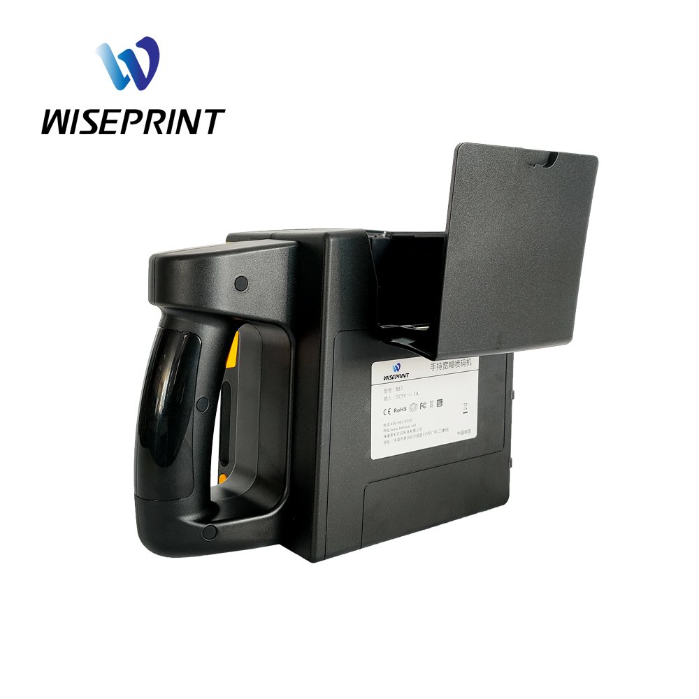 Wiseprint B85 100mm thermal foaming large character expiry date coding machine handheld printer gun handheld inkjet printer