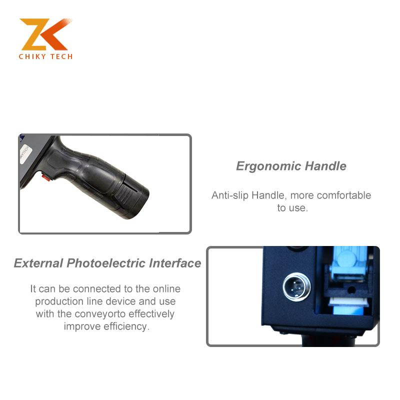 China Wholesale High Resolution Quick Drying Solvent Ink Cheap Color Handheld Inkjet Printer