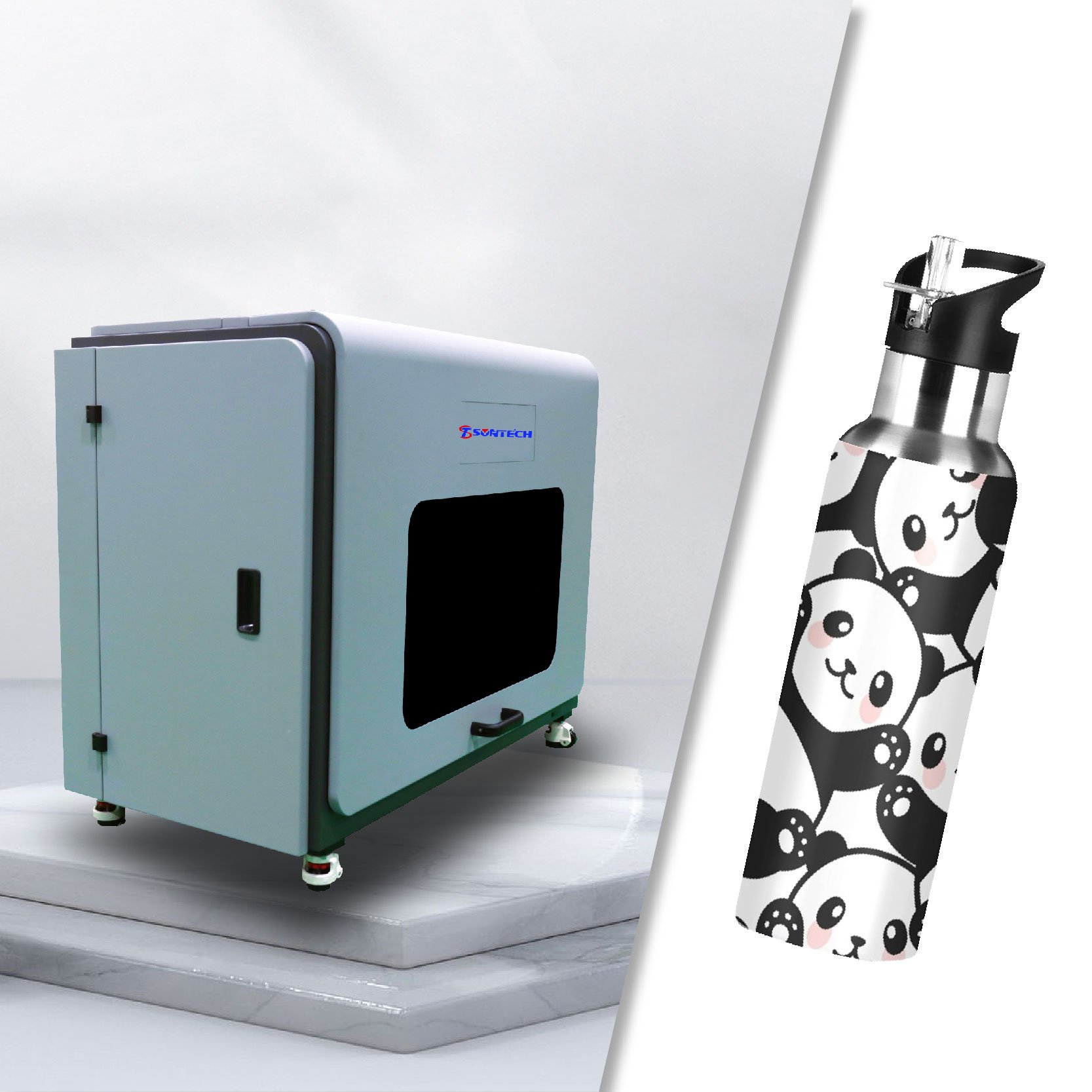 Bottle printer 360-degree printing rotary printer digital cylinder printer