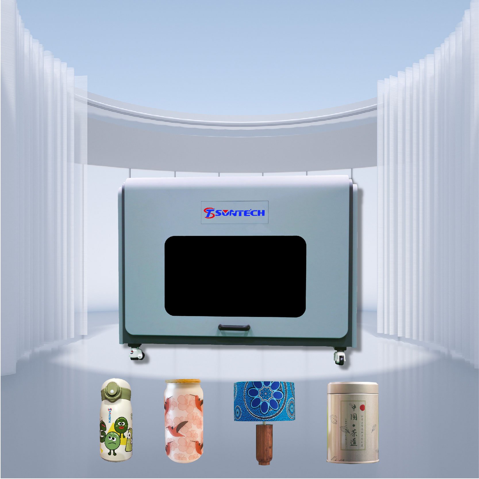 Bottle printer 360-degree printing rotary printer digital cylinder printer