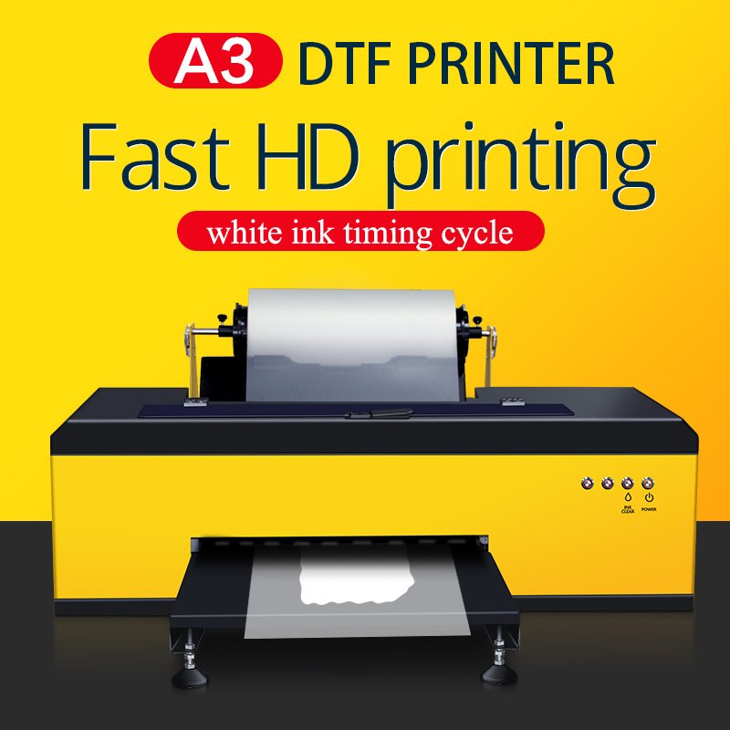 PET Transfer Film Roll 30cm R1390 DTF Printer A3 DTF Inkjet Printer Digital DTF Printing Machine