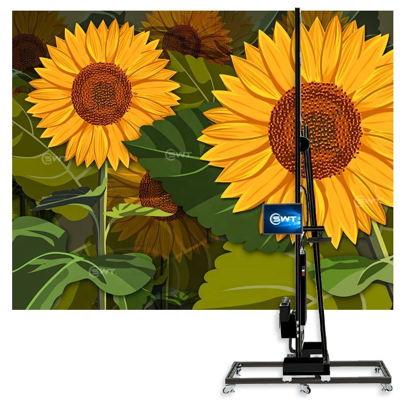 3D Wall Inkjet Printers for Interior Finishing Mural Wall Art Painting
