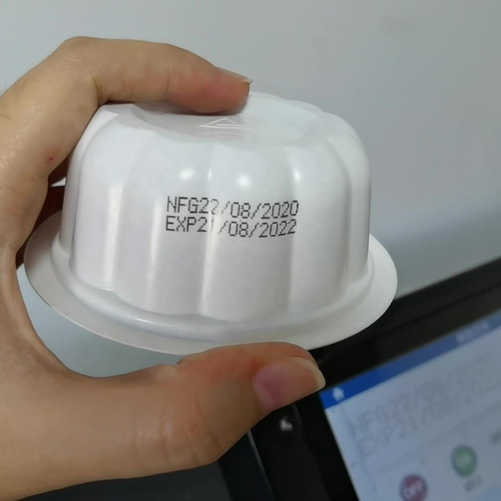 AOKDI quick dry batch coding machine manufacturers best before date code printing Plastic cup online inkjet printer industrial