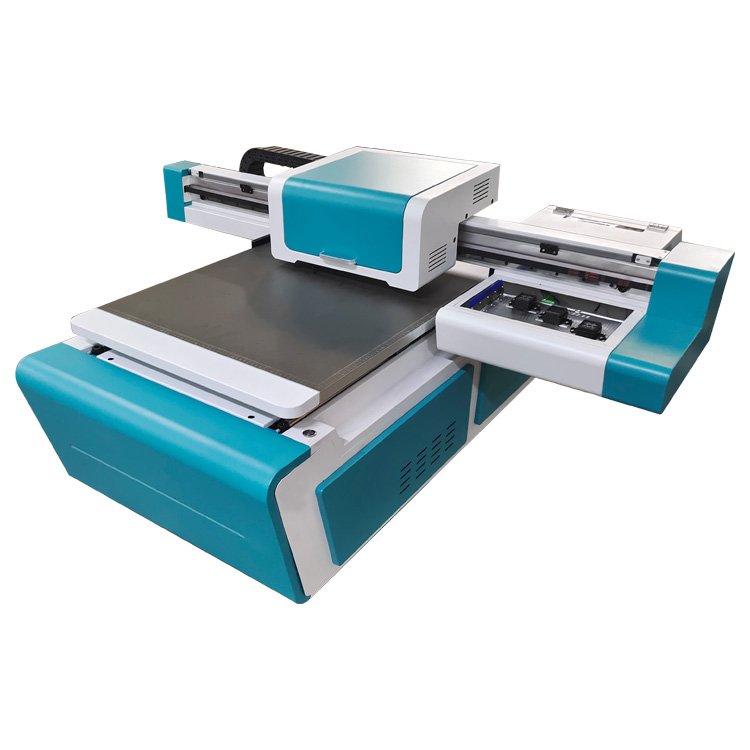 Direct To Substrate A1 UV Flatbed Printer Digital Inkjet Printer i1600 heads White+Color+Varnish AB Film Sticker UV DTF Printer