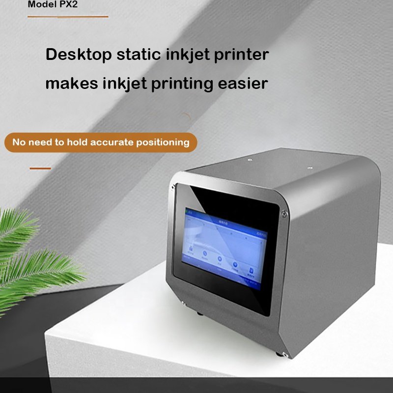Px 2 Desktop static high speed automatic bar code picture Inkjet printer date Inkjet printer