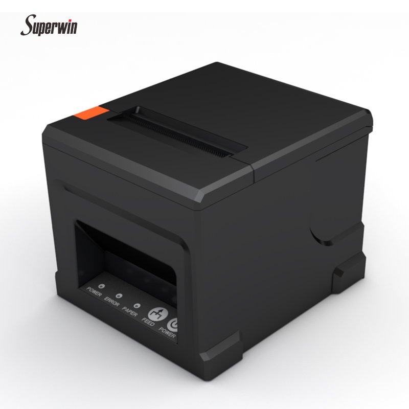 Wholesale Label Thermal Printer ZJ-8360 80mm Sticker Printer Machine Bar Code Printer Usb Stock Direct Line Thermal 260 Mm/s