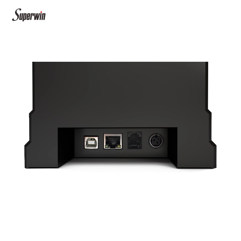 Wholesale Label Thermal Printer ZJ-8360 80mm Sticker Printer Machine Bar Code Printer Usb Stock Direct Line Thermal 260 Mm/s