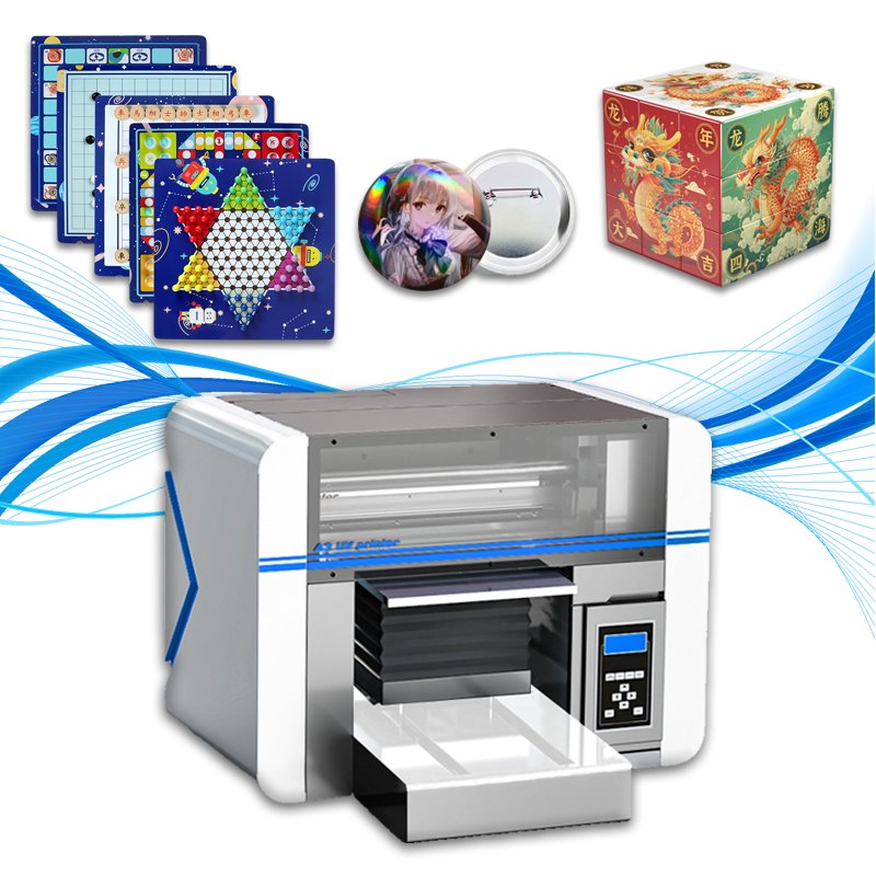 A3UV dtf printer Hansen motherboard vacuum adsorption platform ceramic wooden board inkjet printer white color varnish printing