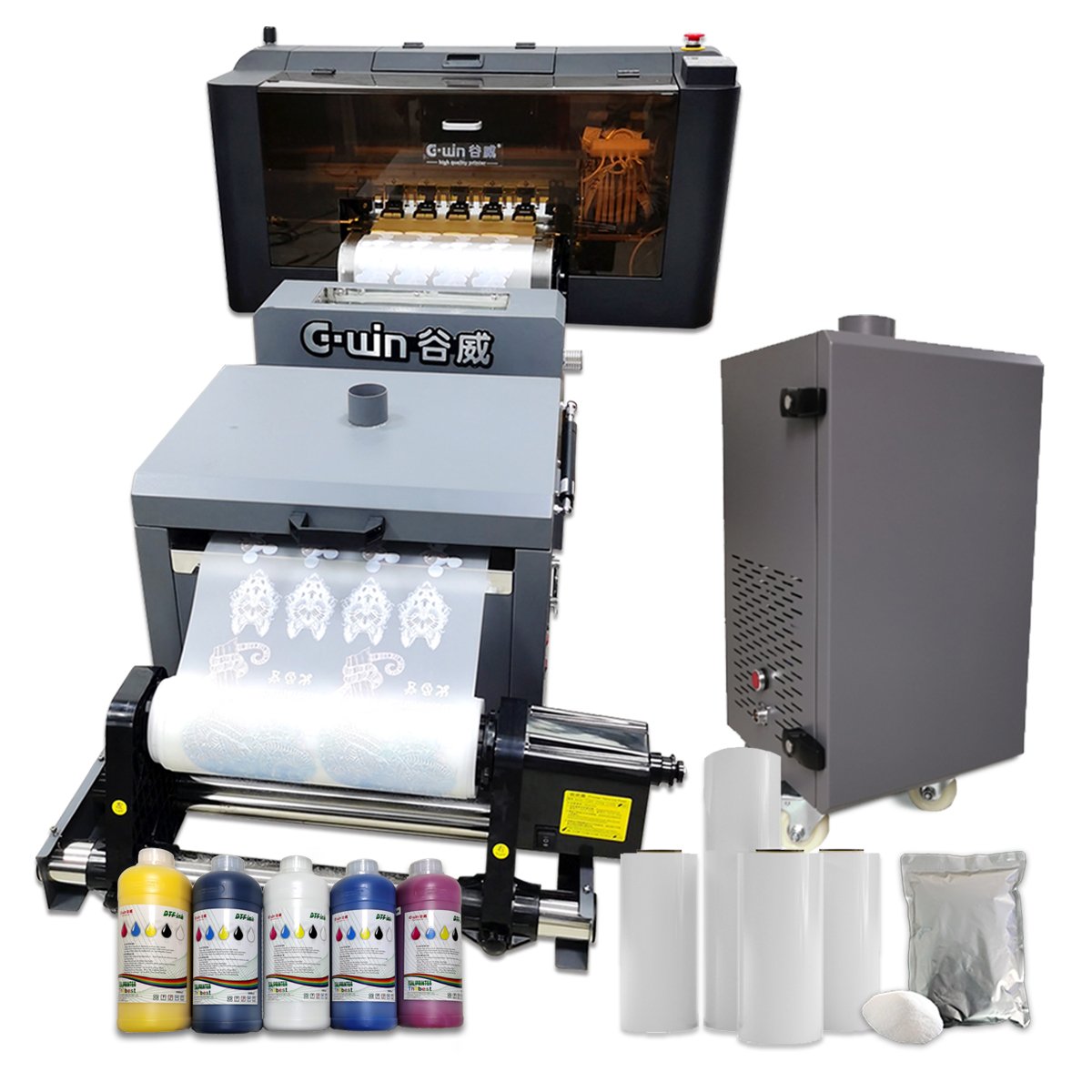 Cheap price Gwin 30cm dtf printer a3 dtf printing machine with dual xp600 head dtf a3 printer for t shirt printing