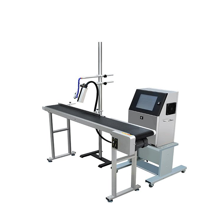 Industrial Nozzle Automatic CIJ Inkjet Printer for Eggs Bottle Carton Pouch Date Expiry Digital Printing Machine 220V Provided