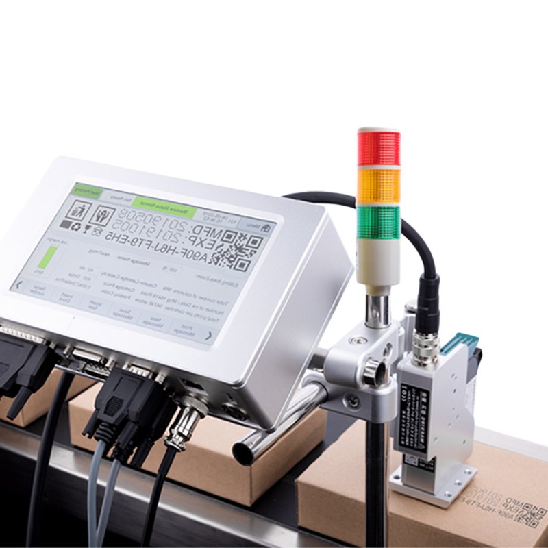 High speed online production date expiry date printing machine continuous inkjet printer with production line