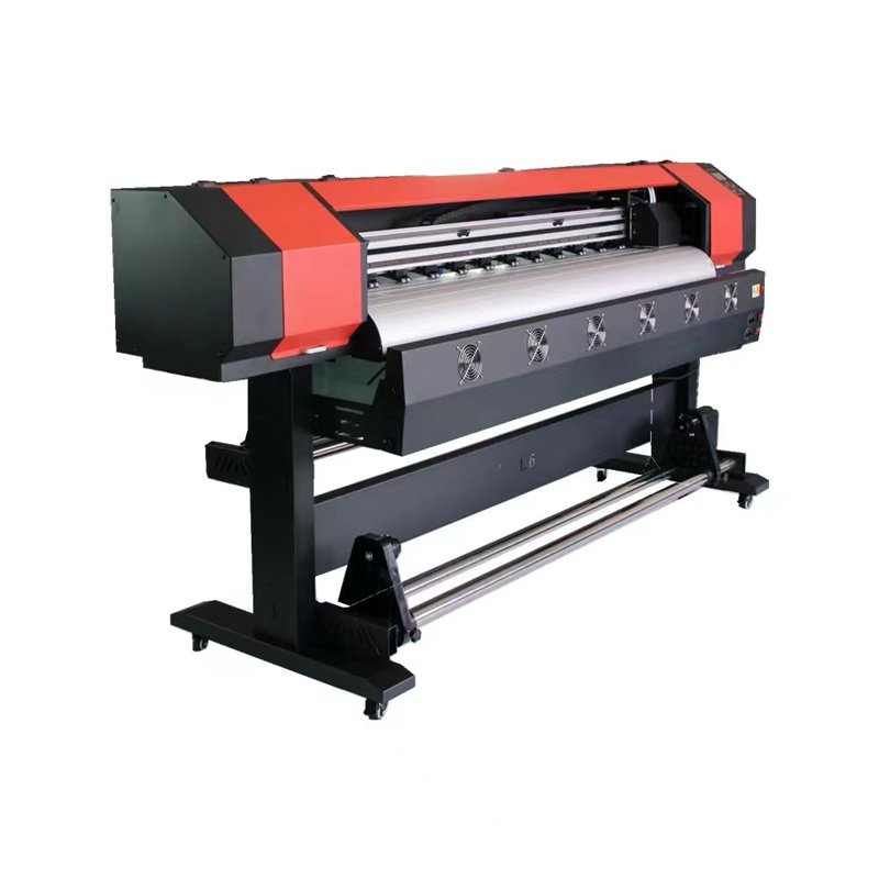 Low cost printing machine UV 2.5m 10ft /1.8m uv roll to roll printer with 2 pcs XP600/XP11 printhead CMYKWW