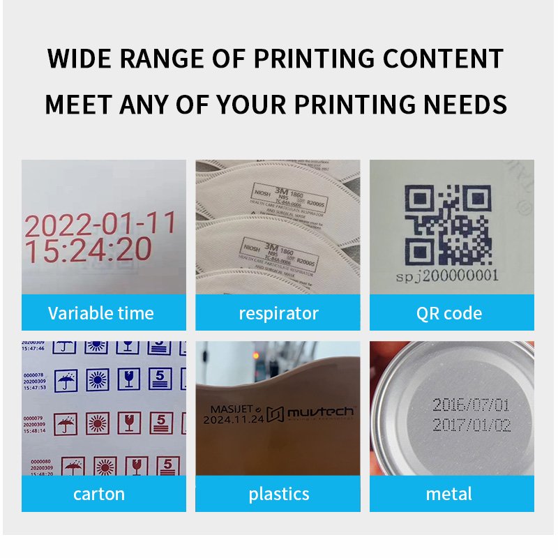 Production Date Encoder, Inkjet Encoder Batch Code Validity Printing Machine Aluminum Tin Can Printing Machine