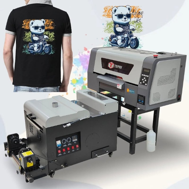 New Topuv 13" DTF Printer XP600 30cm 4-Color DTF T-Shirt Printing Machine 30cm USA Printer Inkjet Printers