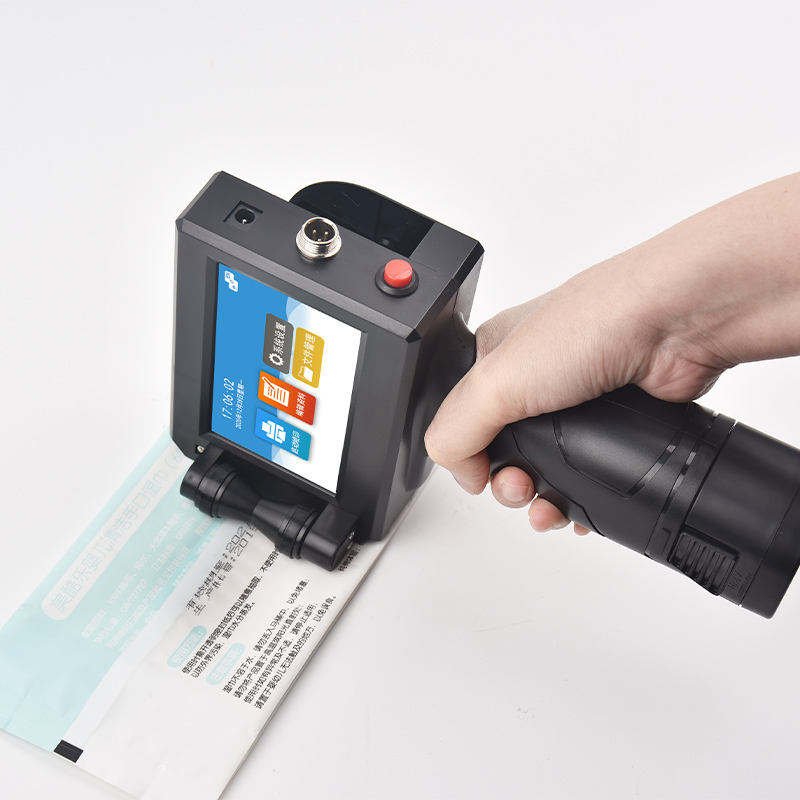 Thermal Portable Handheld Inkjet Batch Code Printer Hand Jet Handy Printer For Color Logo Printing Machine