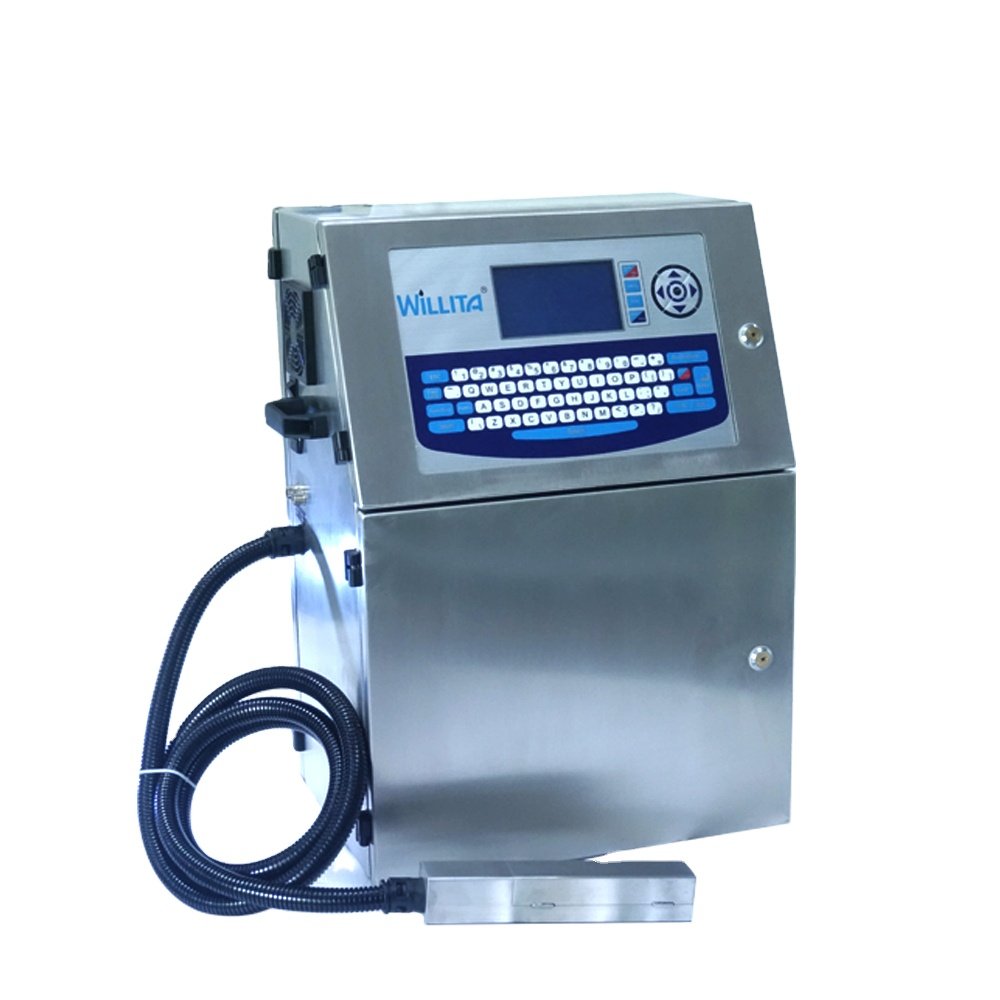Batch Number CIJ Code Inkjet printer Continuous Industrial Printing Machine