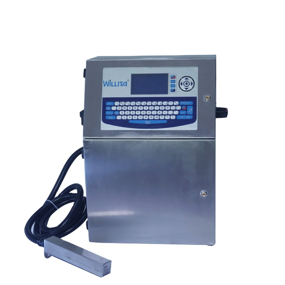 Batch Number CIJ Code Inkjet printer Continuous Industrial Printing Machine