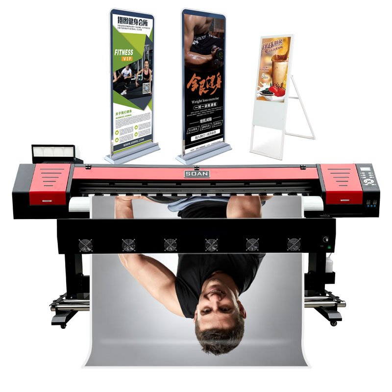 Guangzhou 1.3m 1.6m 1.8m 2.5m 3.2m canvas vinyl printer digital xp600 dx5 head eco solvent inkjet printer