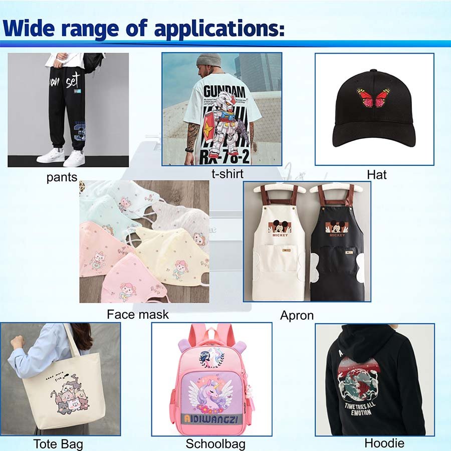 XP600 DTF Printer A4 A3 heat transfer dtf film for t-shirt printer Garment Printing A4 XP600 DTF Printer