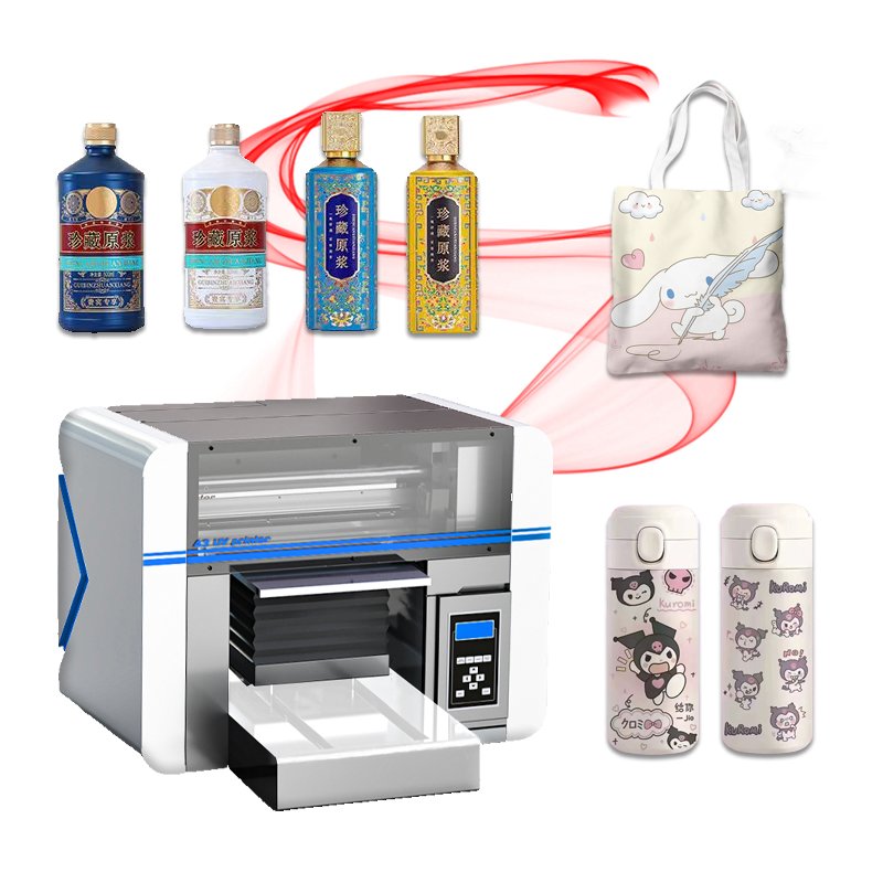 Mini desktop a3 uv printer, suitable for small batch production, pens, books, labels, and gifts customized printing machine