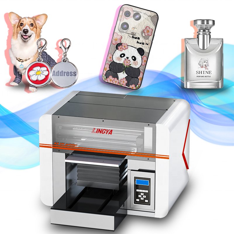 Mini desktop a3 uv printer, suitable for small batch production, pens, books, labels, and gifts customized printing machine