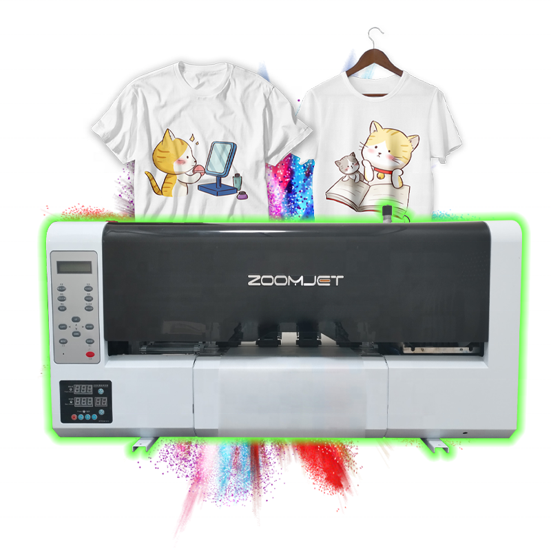Zoomjet Low Price New A3 Dtf Inkjet Printer Direct To Film Printer With Xp600 Print Head