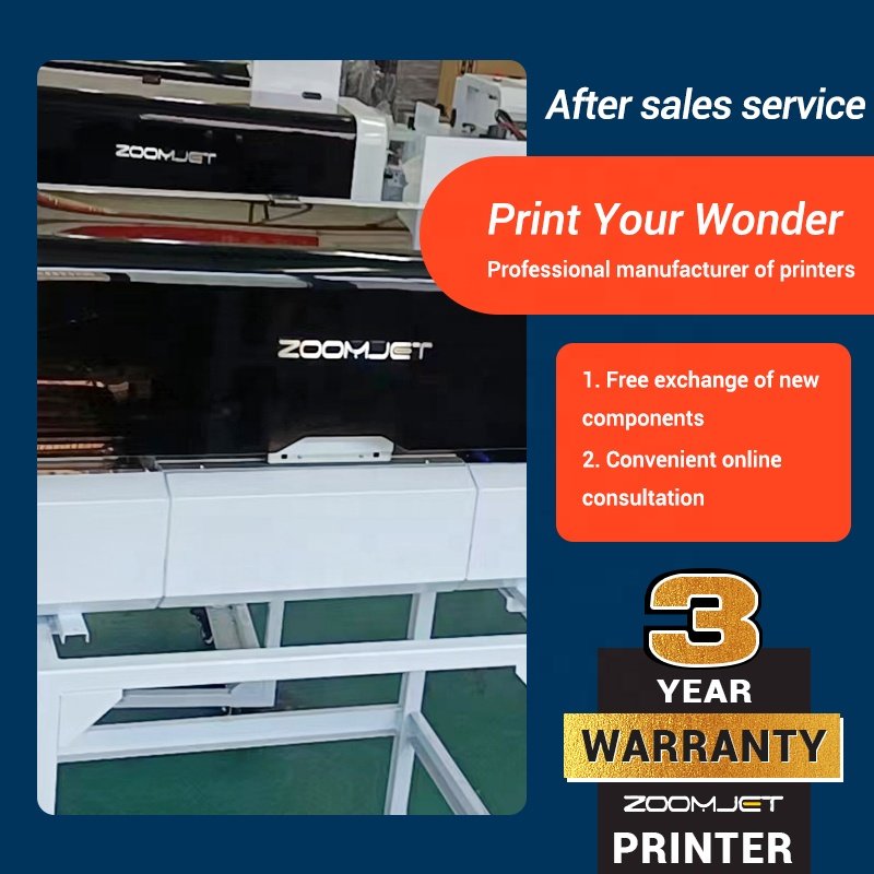 Zoomjet Low Price New A3 Dtf Inkjet Printer Direct To Film Printer With Xp600 Print Head
