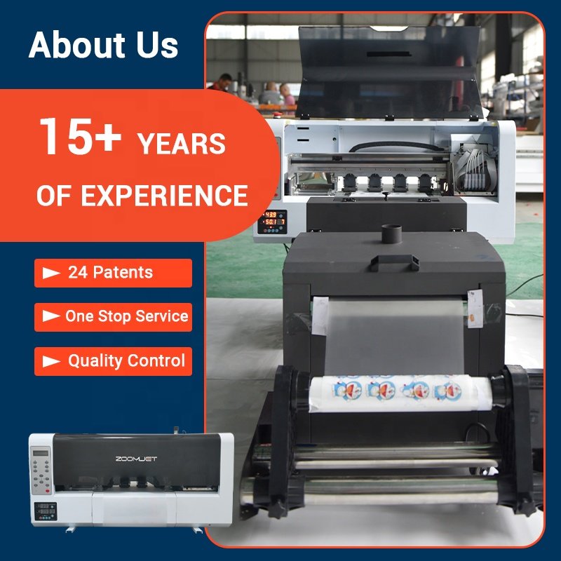 Zoomjet Low Price New A3 Dtf Inkjet Printer Direct To Film Printer With Xp600 Print Head