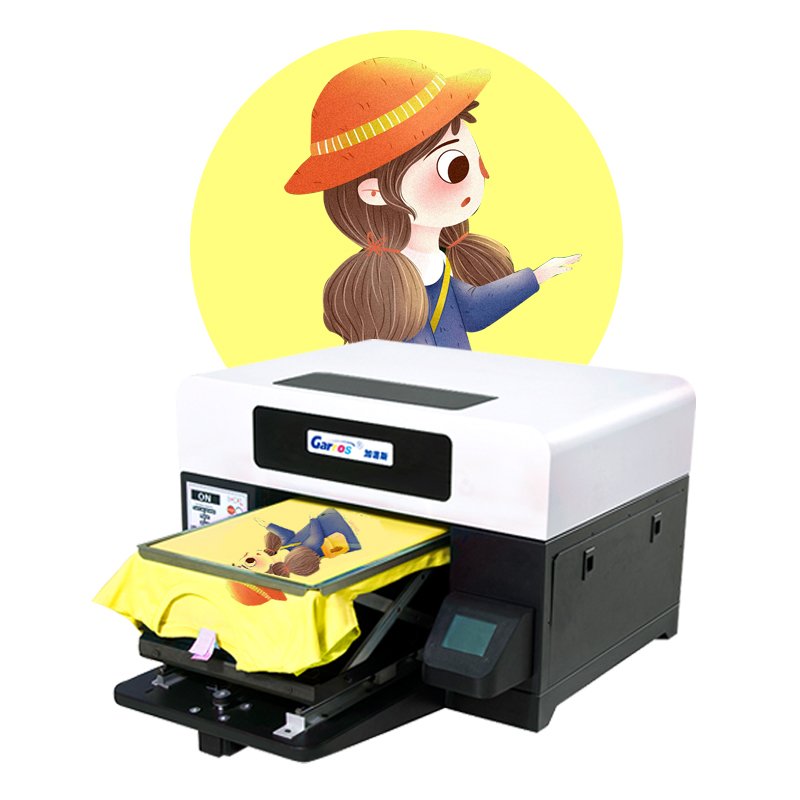 Digital printer inkjet printer of Garros DTF A3 size Desktop T-shirt printing machine A3 A4