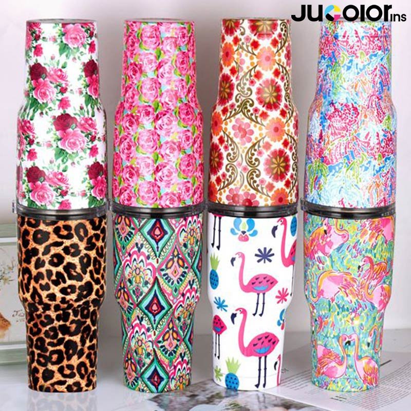 Jucolor Rotary Printer for Bottles Tumblers Thermos Cups Printing Machine 360 Degree Size G5 Head Inkjet Gas Cylinder Printer