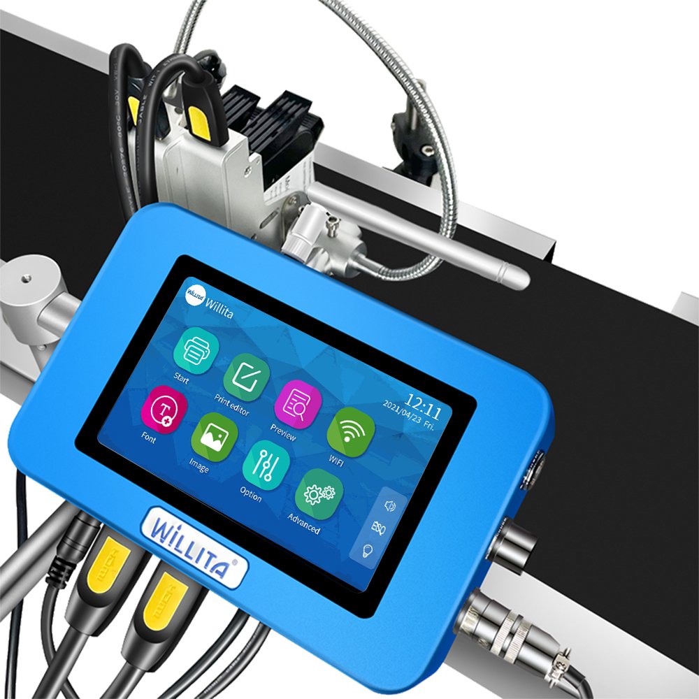 2024 High Definition Online Inkjet Printer Logo Date Batch Number Coding Inkjet Printing Machine
