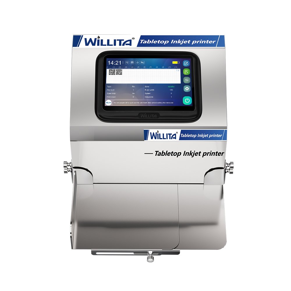 Tabletop Static Printer Plastic Packaging Inkjet Code Printing Machine