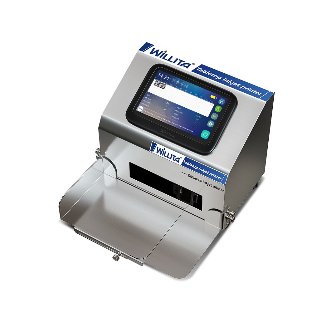 Tabletop Static Printer Plastic Packaging Inkjet Code Printing Machine