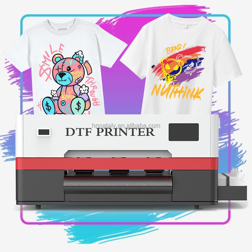 High Quality Dtf Printer Xp600 Head Fast Speed A3 Dtf Inkjet Printer Textile Canvas T Shirt Printer For Clothes