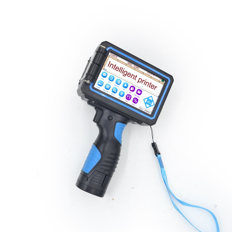 2020 Handheld Screen Fruit Carton Box Codedate Bar Date Stamp Coding Machine Batch Coders Portable Inkjet Printer