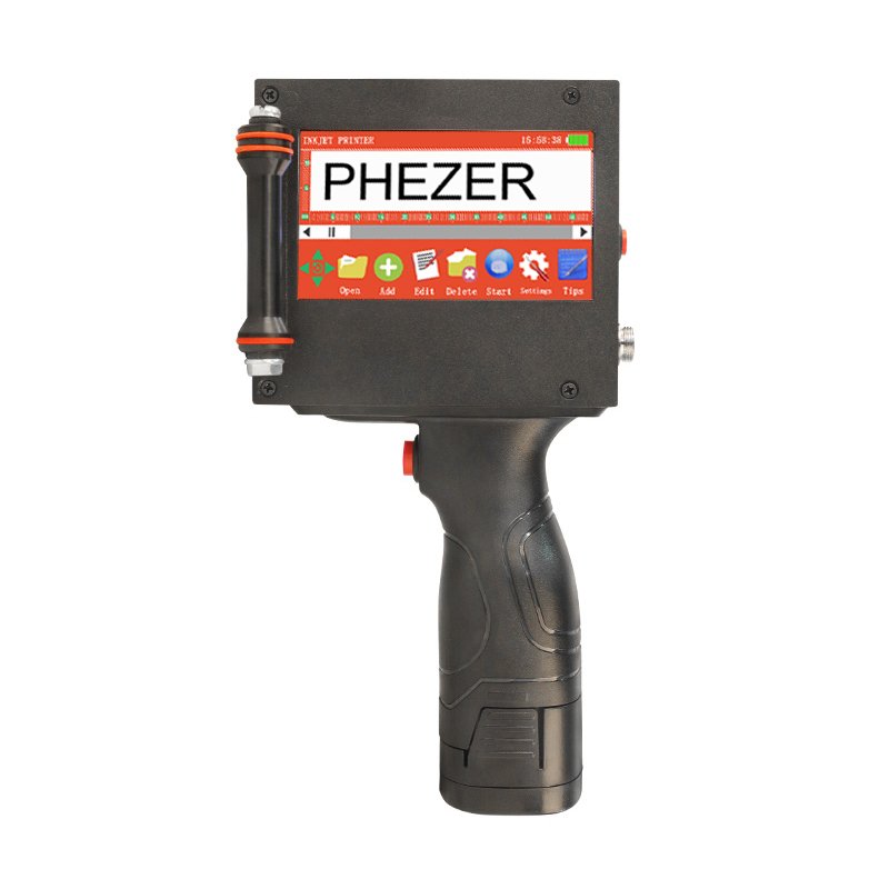Portable Lightweight Quick Drying Hand held Batch Number Handheld Inkjet Printer Expiry Date Coder Machine On Plastic Bag