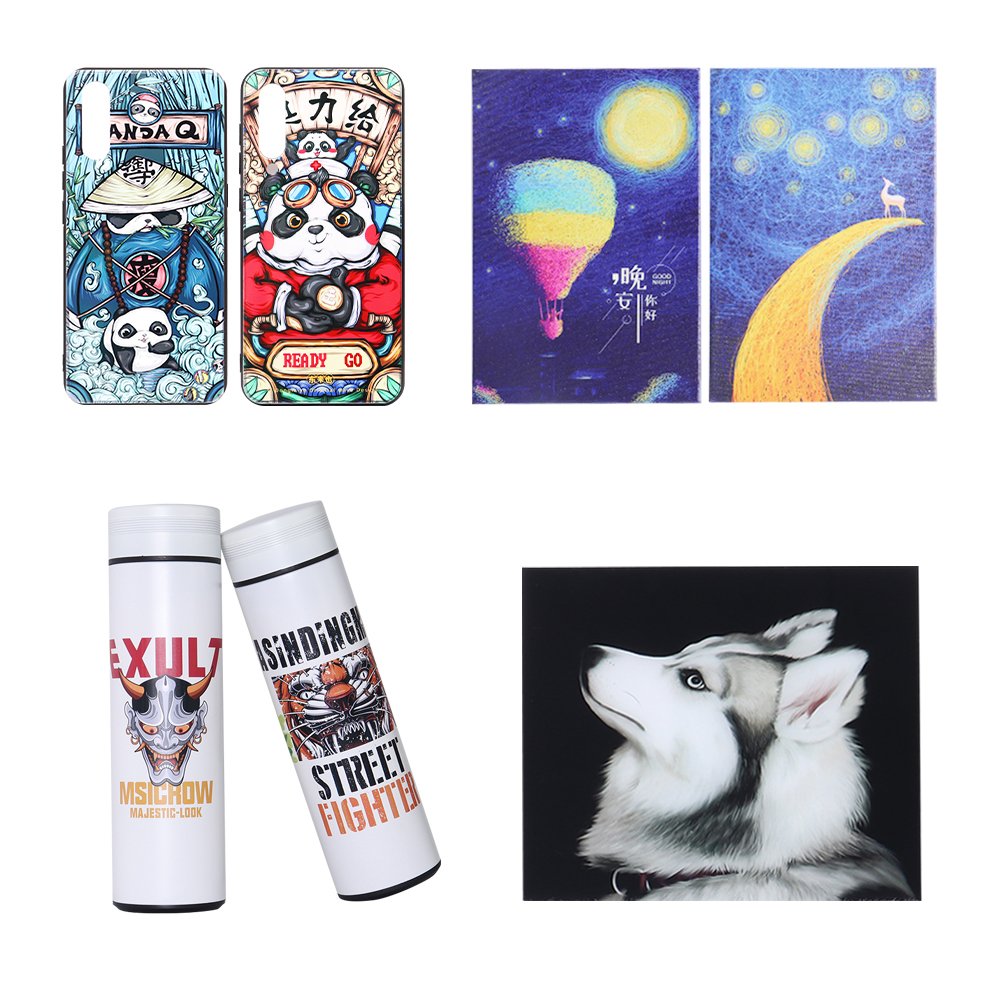 6090 UV Inkjet Printers 3D UV Ballpoint Pen Printer With Auto Printing 3pcs EPS Head Digital Printing Machine UV Printer