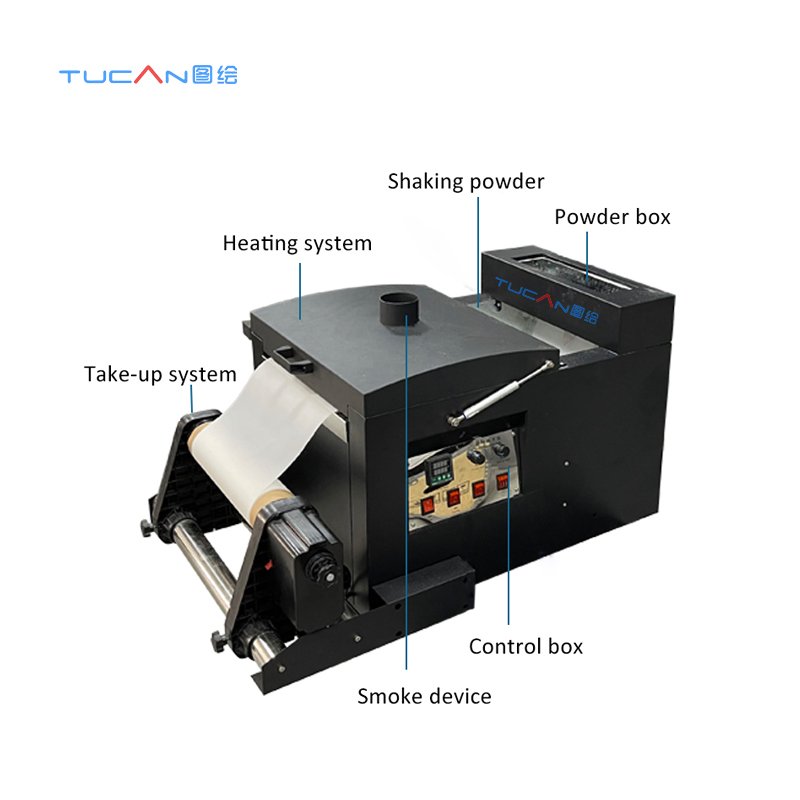 digital DTF Printing Machine 60cm 40cm 30cm Multi size Pet Film DTF Printer with 2 head xp600 for Any Fabric