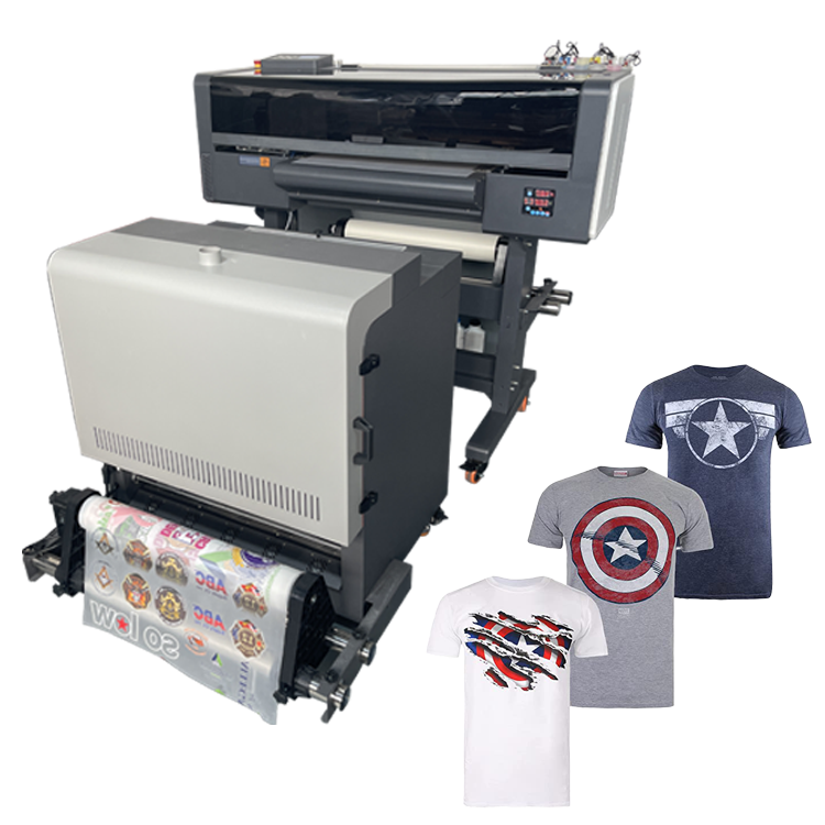 A3 A2 Epson i1600 dtf printer set transfer dual head i3200 60cm inkjet printers dtf t-shirt printing machine 24 inch