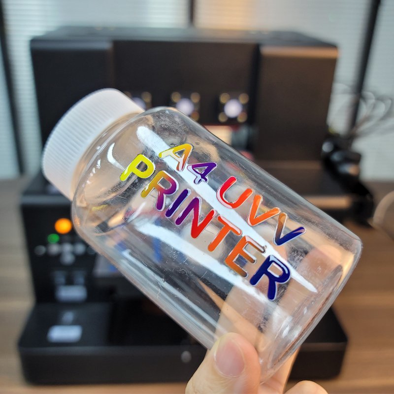 Hot sale Uv Dtf Printer Automatic A4 Uv Flatbed Varnish Printer For Phone Case Bottle Glass Metal Sticker